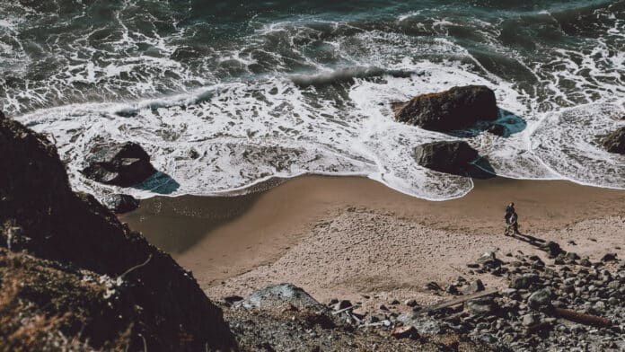 Beach in San Fransisco, USA.