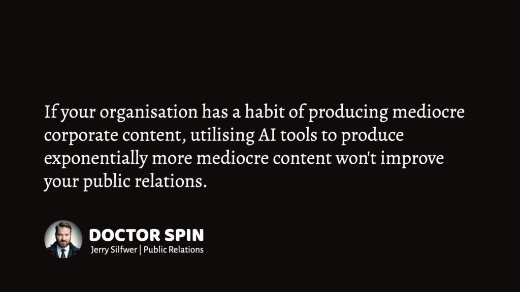 The AI content explosion in PR.