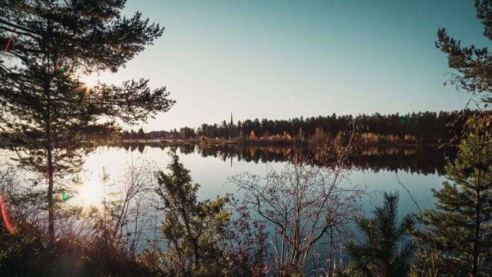 Early morning by Dalälven, Sweden.