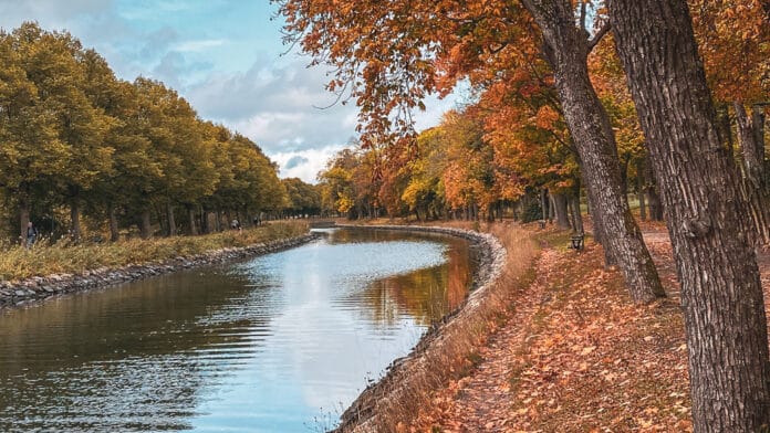 Fall in Stockholm, Sweden.