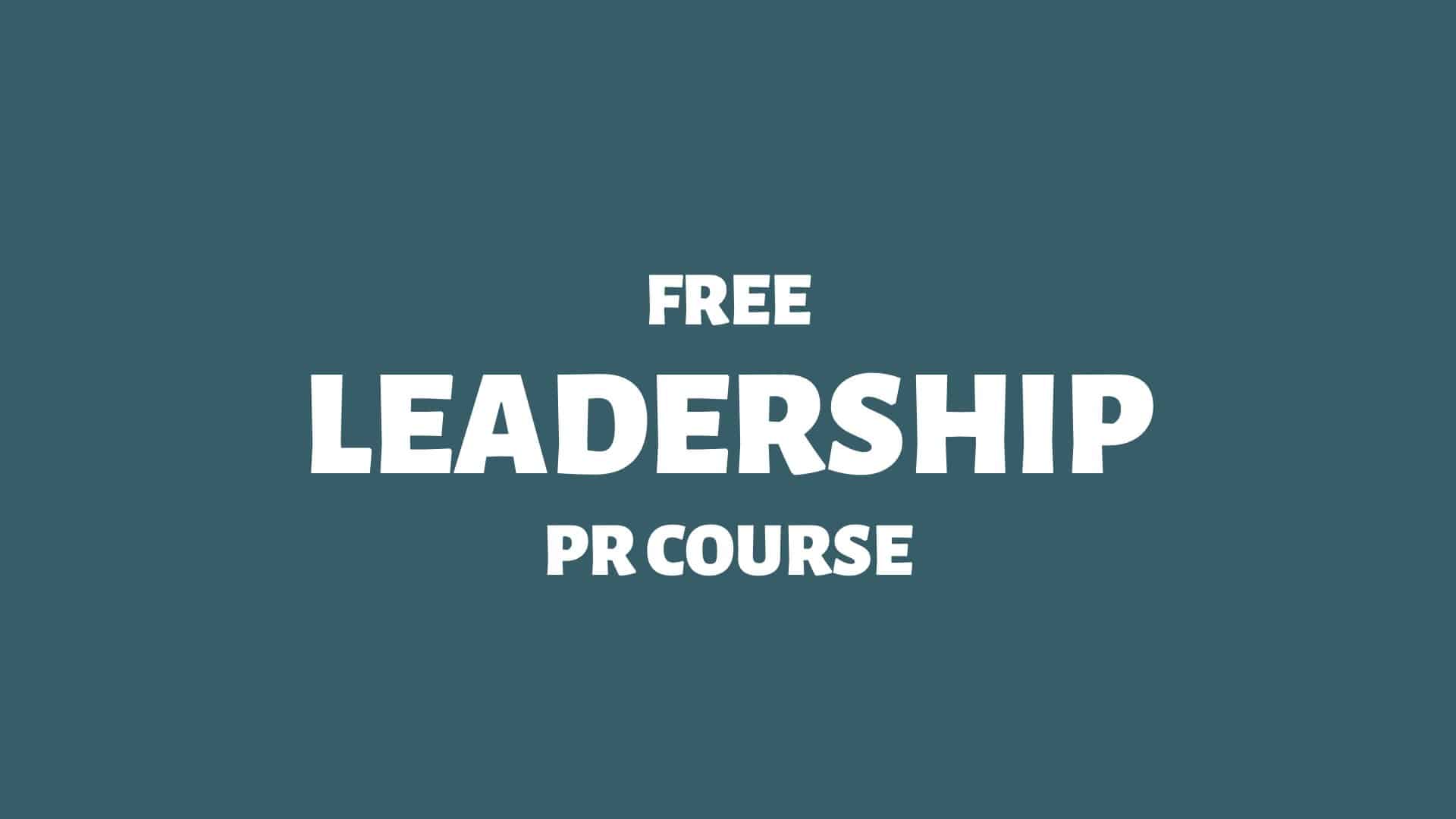 Free Introduction PR Course - Doctor Spin - Public Relations Blog