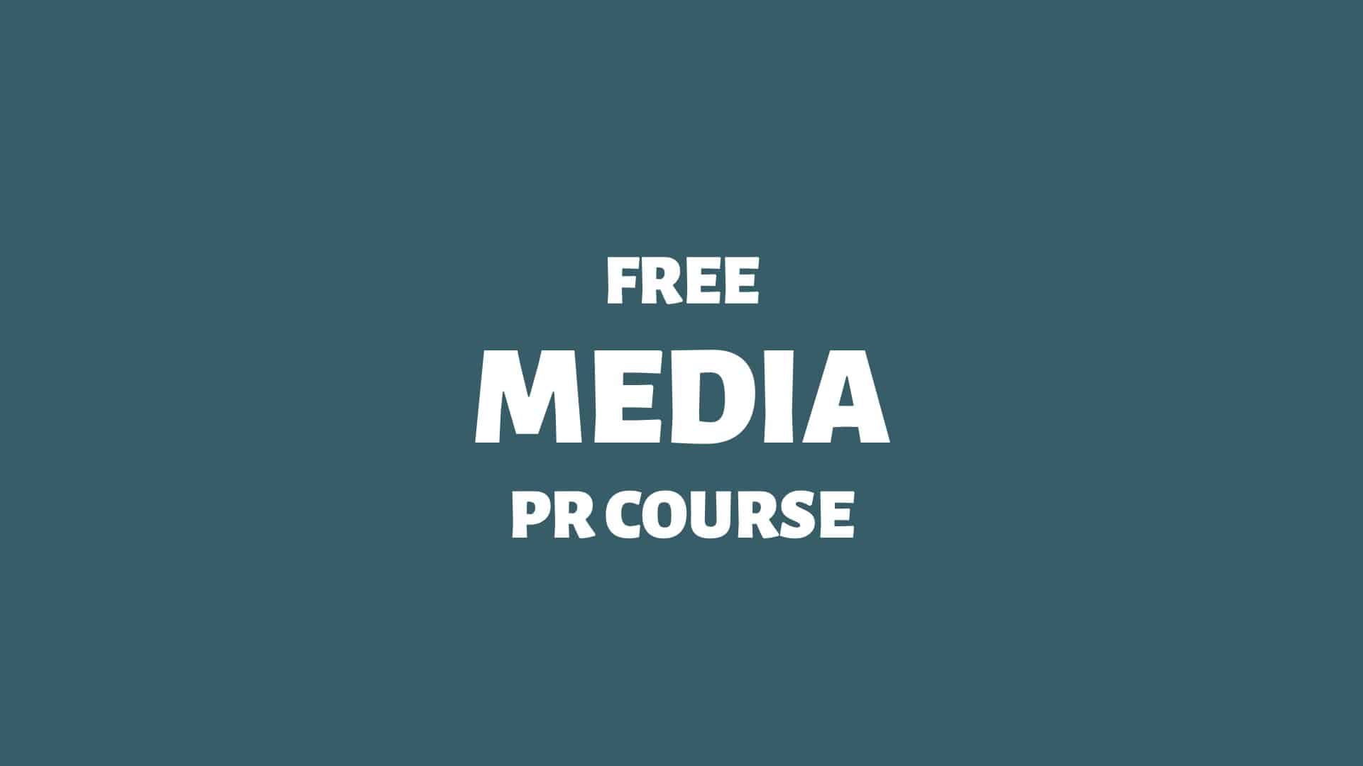 Free Introduction PR Course - Doctor Spin - Public Relations Blog