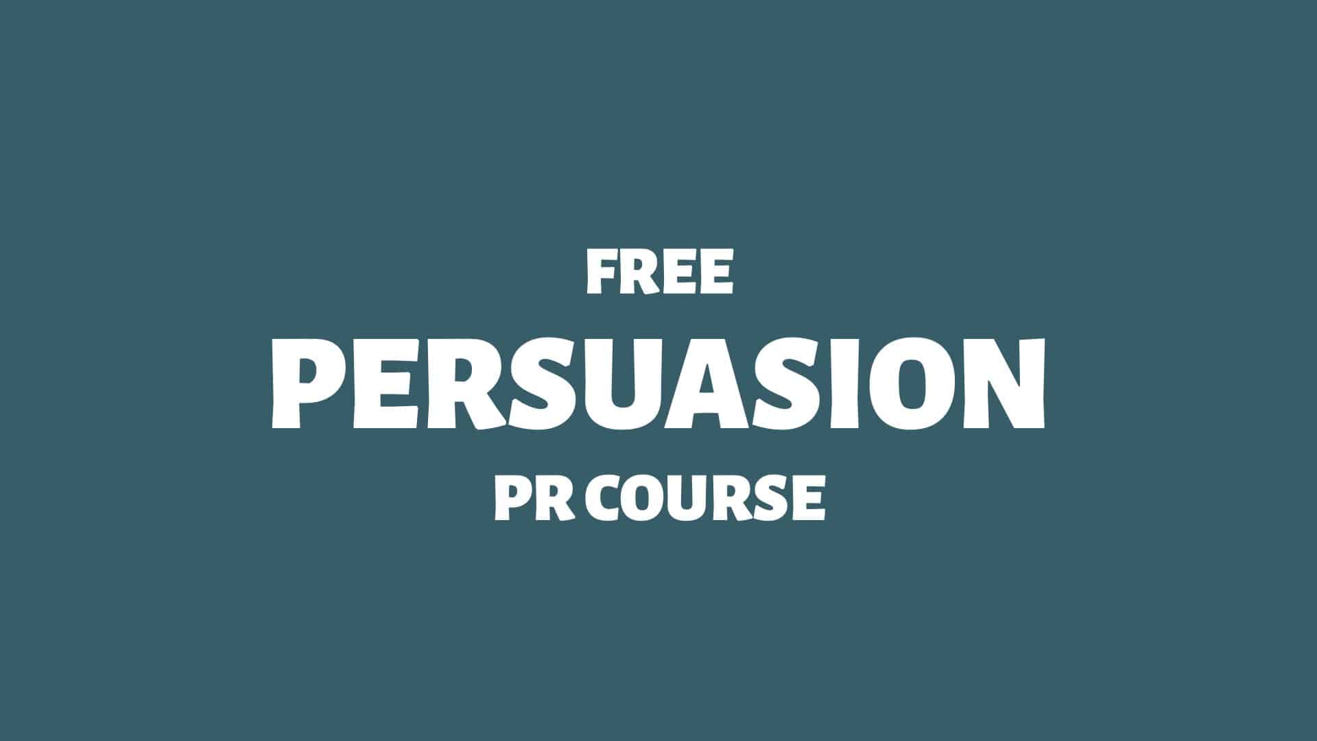 Free Introduction PR Course - Doctor Spin - Public Relations Blog