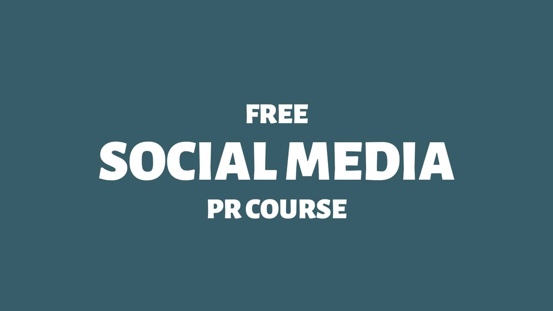 Free Introduction PR Course - Doctor Spin - Public Relations Blog