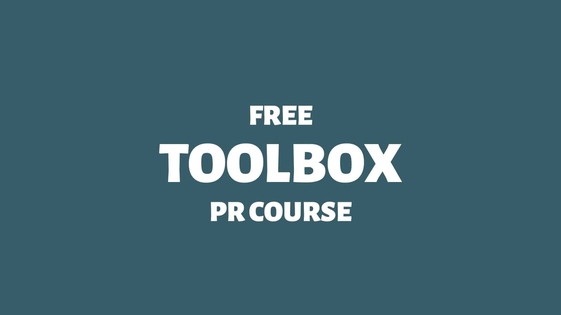 Free Introduction PR Course - Doctor Spin - Public Relations Blog