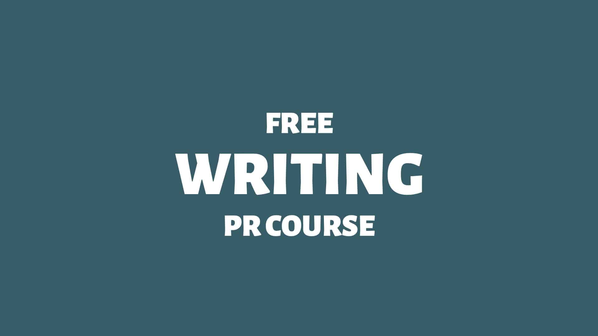 Free Introduction PR Course - Doctor Spin - Public Relations Blog