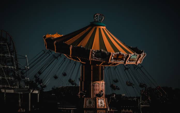 Carousel after dark.